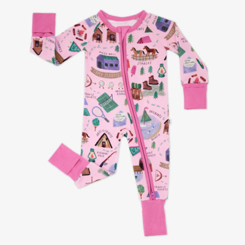 Pink Camp Sleepies Zippy – Little Sleepies