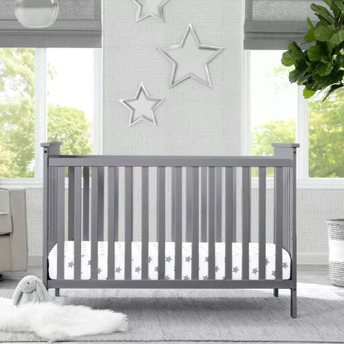 Adley 3-in-1 Convertible Crib - Gray