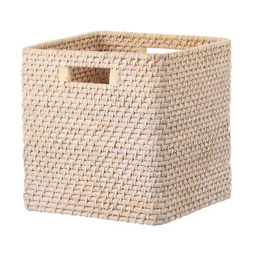 Marie Kondo Ori Curved Rattan Cubes | The Container Store