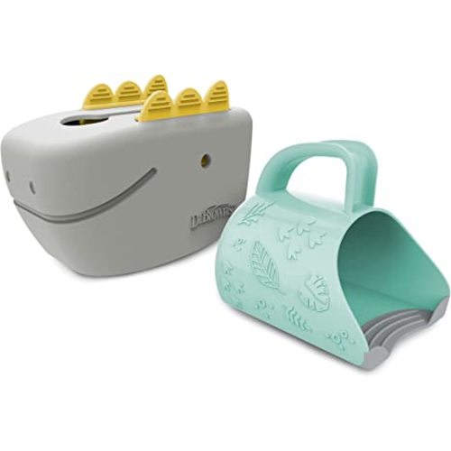 Dr. Brown’s CleanUp Dino-Soft Baby Bath Spout Cover and Dino-Pour Bath Rinse Cup, 0m+, BPA Free, Certified Plastic Neutral