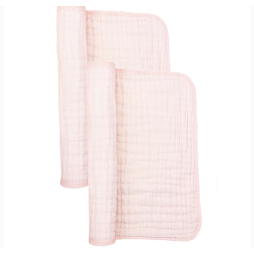 Cloud Muslin™ Burp Cloth 2 Pack - Blush