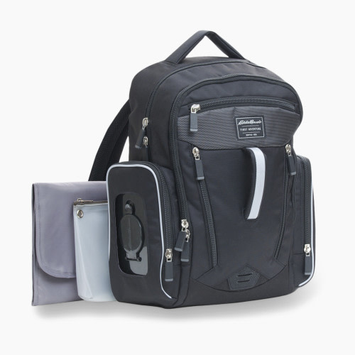 Eddie Bauer Places & Spaces Sport Diaper Backpack - Black/Grey
