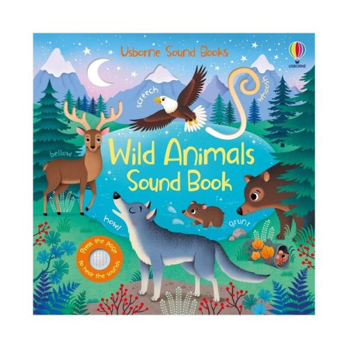 Wild Animals Sound Book - (Sound Books) by Sam Taplin (Board Book)