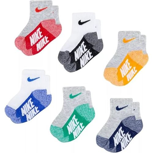 Nike Multi Logo Socks 6-Pack (Infant/Toddler)