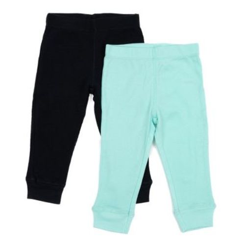 Leveret Baby Two Pack Legging Navy and Green 3 Month