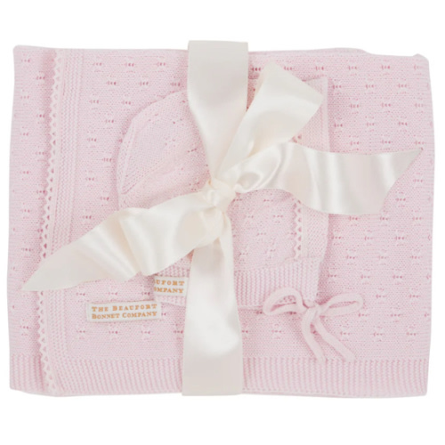 Ramsey Receiving Set - Palm Beach Pink