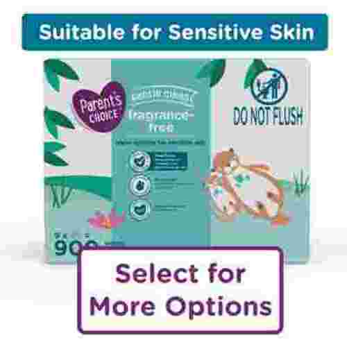 Parent's Choice Fragrance Free Baby Wipes, 900 Count (Select for More Options)