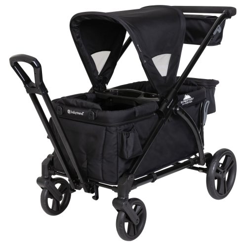 Baby Trend Expedition 2 in 1 Stroller Wagon Plus, Ultra Black