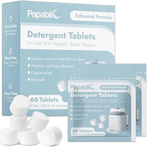 Papablic 60Pcs Official Detergent Soap Tablets