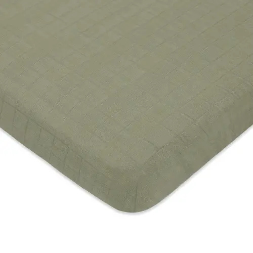 Babyletto Mini Crib Sheet in GOTS Certified Organic Muslin Cotton