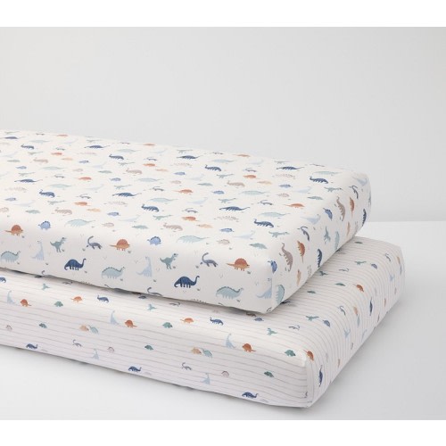 Dillon Dino Crib Sheet Bundle, Set of 2