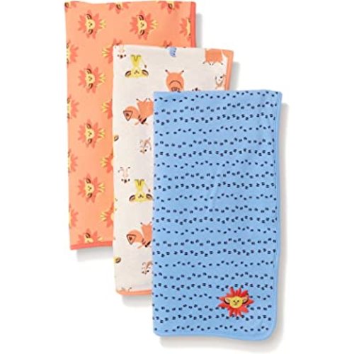 Amazon Essentials Disney | Marvel | Star Wars Unisex Kids' Swaddle Blankets, Pack of 3