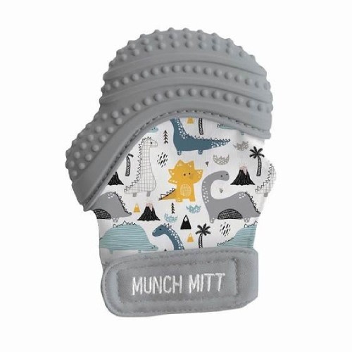 Malarkey Munch Teething Mitten - Darling Dinosaurus