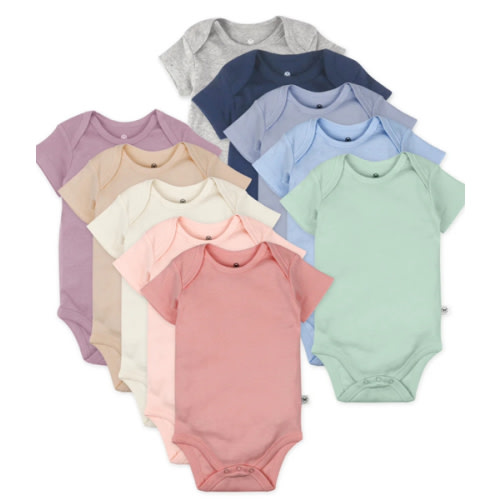 10-Pack Organic Cotton Short Sleeve Bodysuits | Honest Baby Clothing