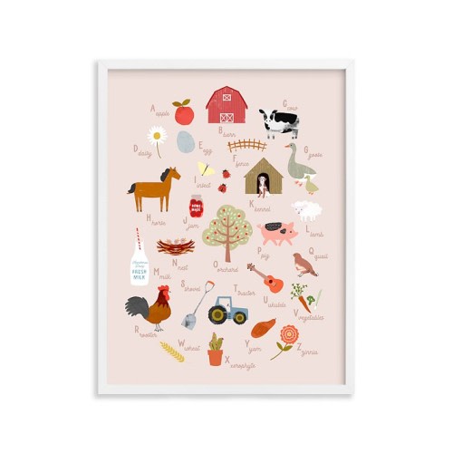 Minted® Find Me On The Farm Framed Art by Francesca Iannaccone