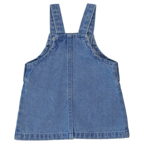 Denim Mid Wash Baby Denim Embroidered Dress | Best&Less™ Online