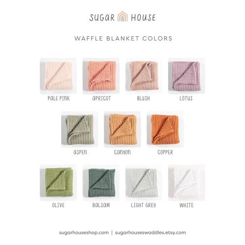 Waffle Baby Blankets 100% cotton