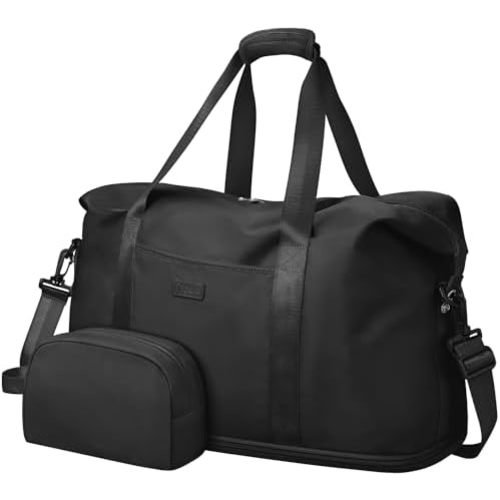 Expandable Travel Duffle Bags Weekender Overnight Bags for Women Men Hospital Bag for Women Labor Delivery with Toiletry Bag Waterproof