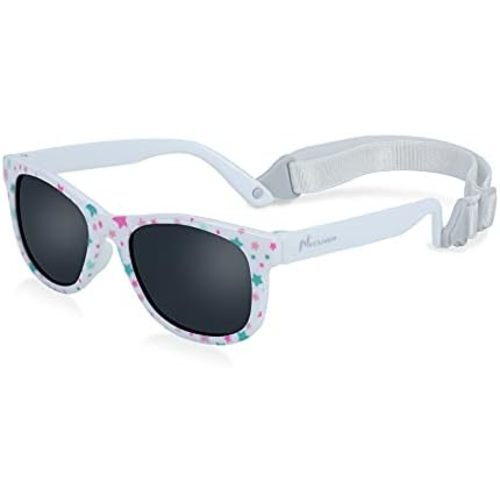 Baby Sunglasses - 100% UV Proof Sunglasses for Baby, Toddler, Kids - Ages 0-2 Years - Case and Pouch included