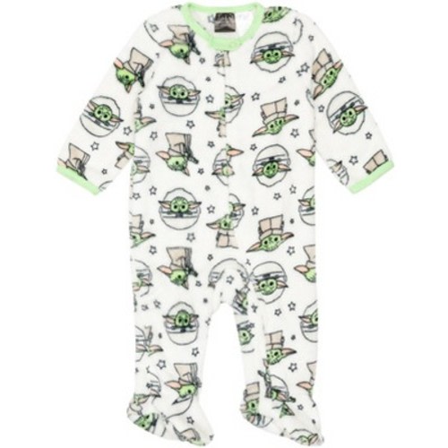 Star Wars The Mandalorian The Child Baby Zip Up Sleep N' Play Coverall Newborn to Infant, Size: 3-6 months