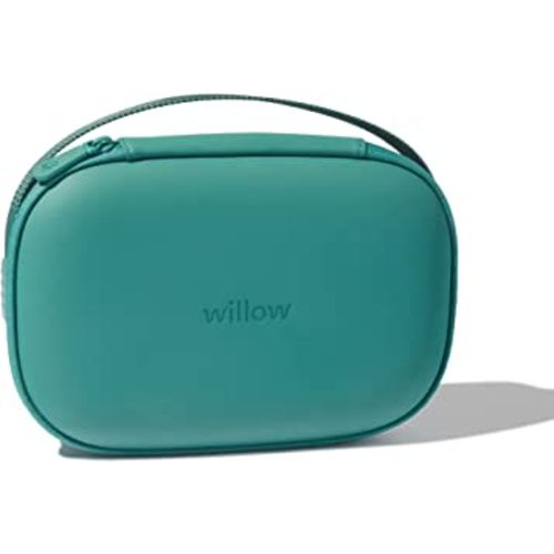Willow™ Pump Carrying Case for Hands-Free Wearable Breast Pumps | Hard Shell Case with with Removable Tray | Teal