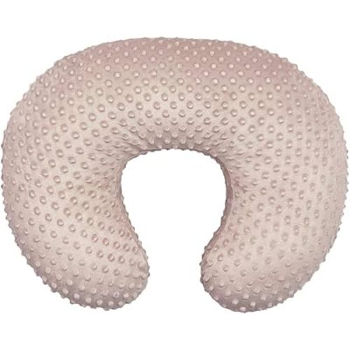 OWLOWLA Minky Nursing Pillow Cover, Breastfeeding Pillow Slipcover Fits Nursing Pillow for Baby Boy Girl(Tan)