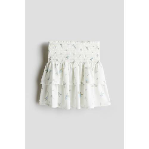 SMOCKED SKIRT