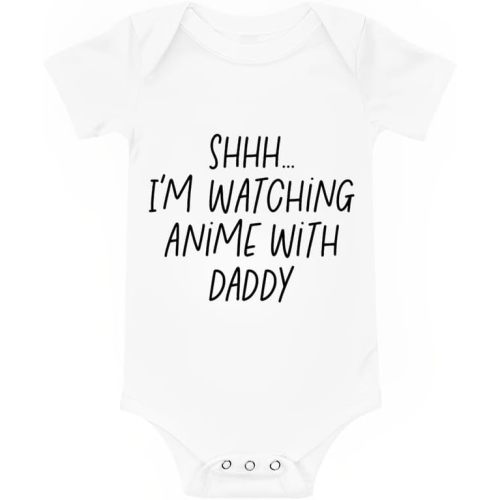 Viuluti Daddy Romper for Baby Funny Cute Infant Clothes One-piece Bodysuit Onesie Unisex Baby Boy Girls Cotton Newborn Outfit