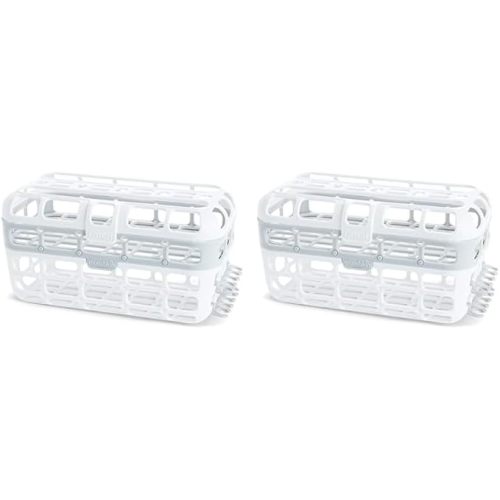 Munchkin® High Capacity Dishwasher Basket, 2 Pack, Grey