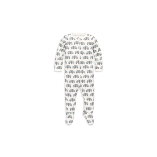 Baby Organic Animal Friends Zip Footie, 3-6M