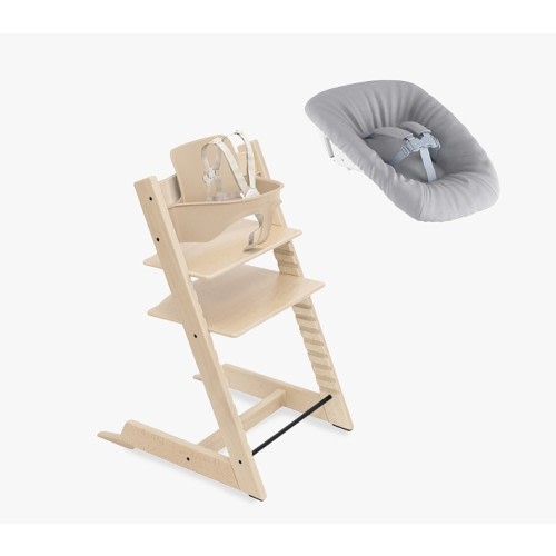 Stokke® Tripp Trapp® High Chair² and Newborn Seat Attachment Bundle