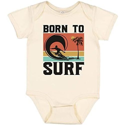 Born to Surf Baby Infant Bodysuit
