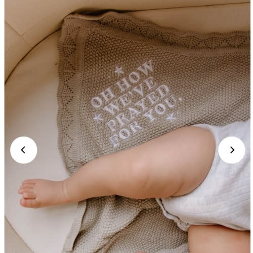 Oh How We've Prayed For You Knit Blanket – OUR HOUSE ABOVE