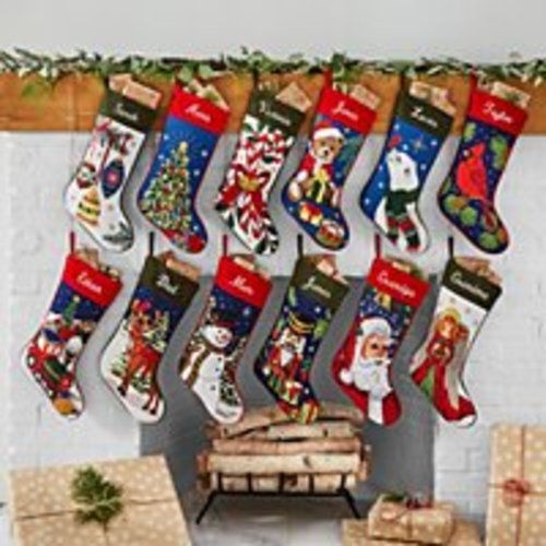 Vintage Needlepoint Stocking Collection | Personal Creations