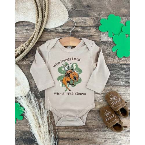 Who Needs Luck Long Sleeve Onesie(infant)