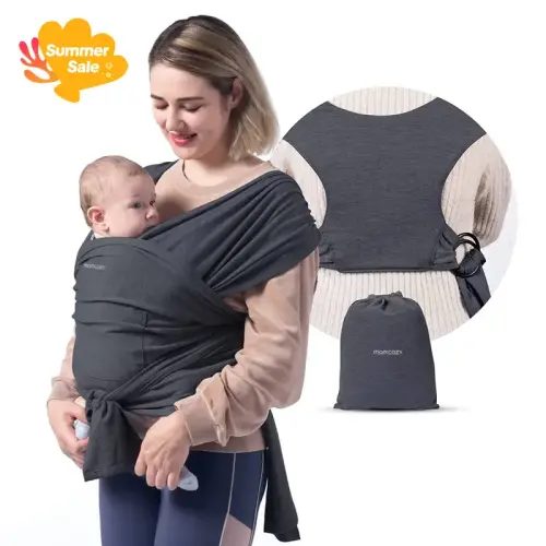Momcozy Baby Wrap Carrier Slings, Easy to Wear, for Babies Girl - TikTok Shop