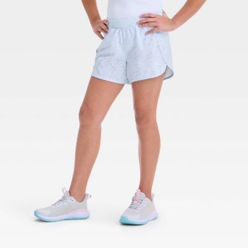 Girls' Run Shorts - All In Motion™ Purple Print XS: Lightweight Mid Rise Bottoms