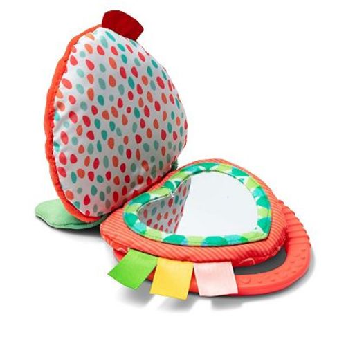 Melissa & Doug Multi-Sensory Peek-a-Boo Berry Take-Along Clip-On Infant Travel Toy