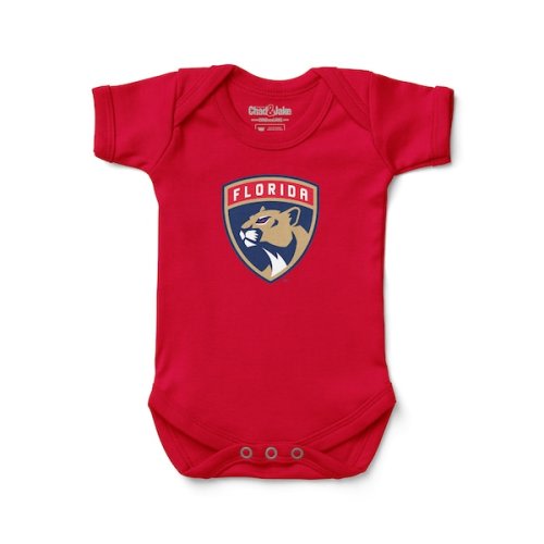 Florida Panthers Chad & Jake Newborn & Infant Primary Logo Bodysuit - Red