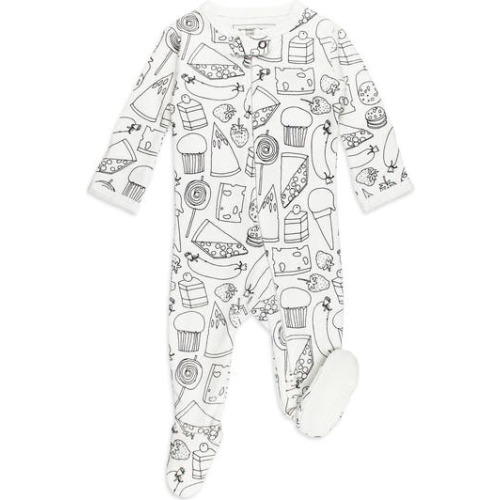 x 'The Very Hungry Caterpillar™' Fitted One-Piece Organic Cotton Footie Pajamas, 0-3m (7-12 lbs)