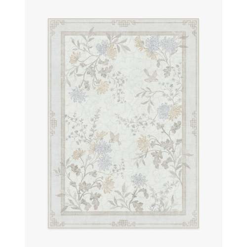 Florian Soft Grey Flatwoven Rug | Ruggable US