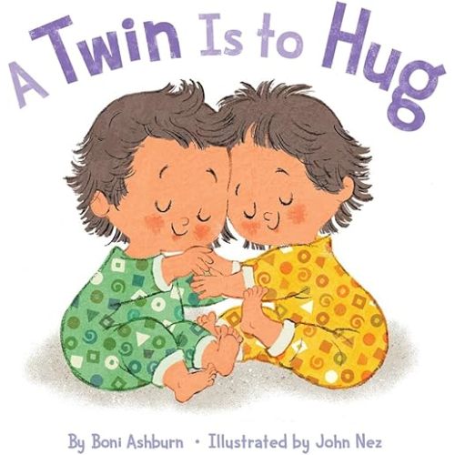 A Twin Is to Hug: A Board Book Board book – Illustrated, February 2, 2021