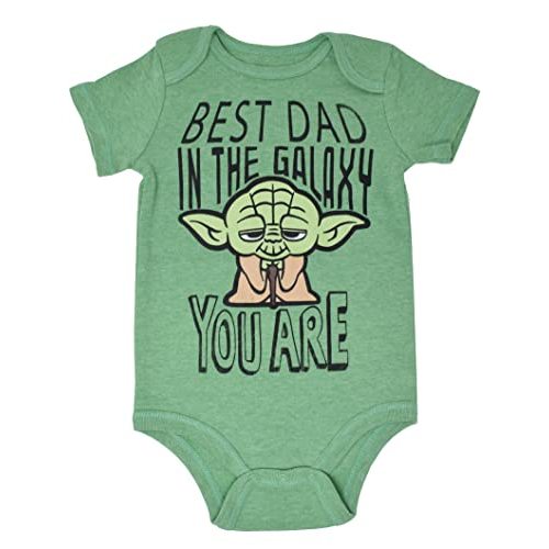 STAR WARS Darth Vader Yoda Baby Bodysuit Newborn to Infant