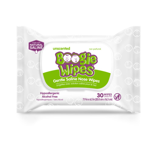 Boogie Wipes Unscented, 30 Ct