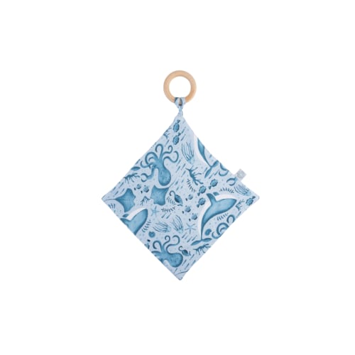 Bamboo Lovey w/ Teething Ring