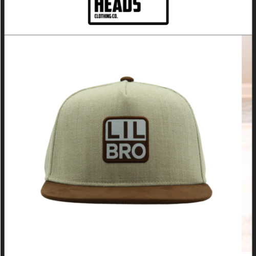 Lil Bro Tan Kids Trucker Hat