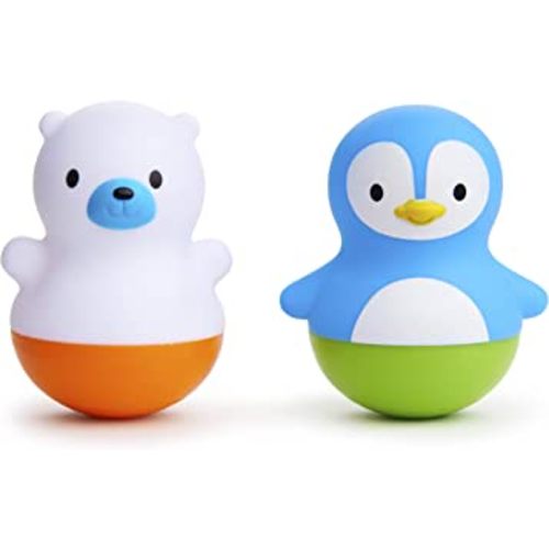 Munchkin® Bath Bobbers Mold Free Baby and Toddler Bath Toy, 6+ Months, Polar Bear/Penguin