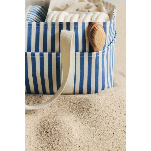 COTTON TWILL DIAPER CADDY