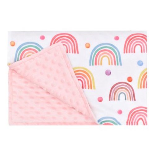 Baby Blankets, Soft Double Layer Blanket with Dotted Backing, Baby Blankets for Girls for Cot Bed Shower Gifts, 30"x40"
