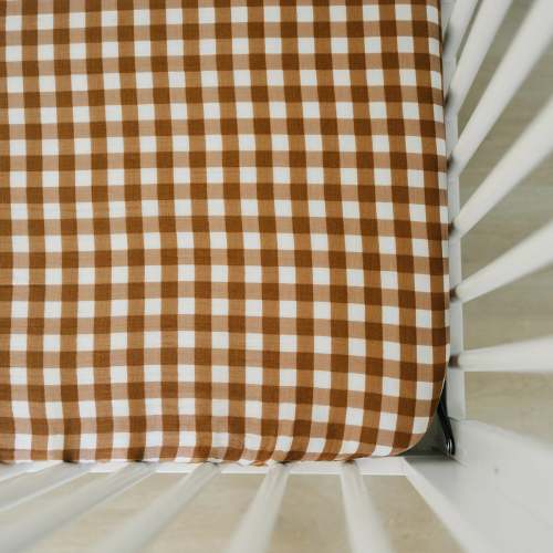 Crib Sheet, Gingham – Lily Valley Baby